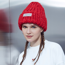 TIFFAFit TIFFA Fit New Year Red Hand-woven Wool Blend Casual Little Red Riding Hood