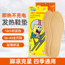 Hemerocallis self-heating insole warm foot patch foot warm foot patch winter men and women Heating Insoles free of charge can walk