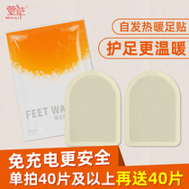 Hemerocallis warm foot patch female foot cold-proof warm patch 100 winter self-heating insole baby paste warm artifact