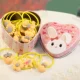Dây buộc tóc trẻ em dây cao su dây tóc không làm tổn thương tóc đơn giản cô gái dễ thương công chúa trẻ tóc vòng tròn đầu dây trang sức dây chun buộc tóc
