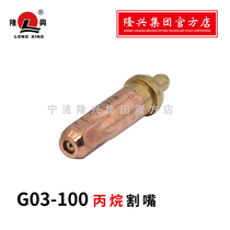 Ningbo Longxing cutting nozzle G03-100 integral propane plum blossom cutting nozzle cutting head boutique copper welding and cutting accessories