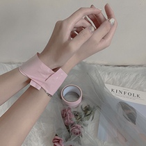 Electrostatic tape handcuffs tied bondage tape No glue does not hurt skin lovers fun cos props
