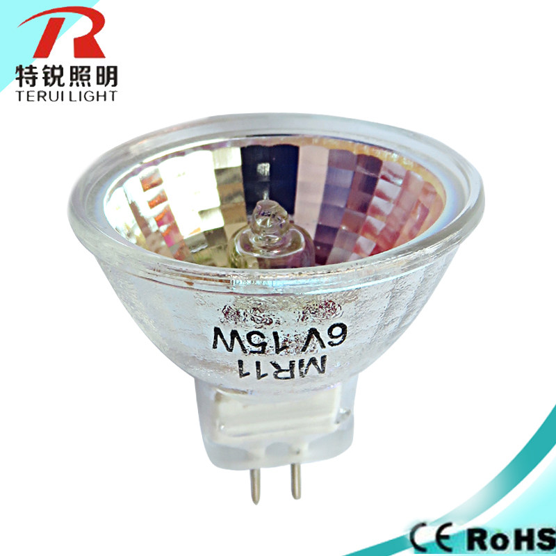 Halogen bulbs 6V 15W 25W 30W MR11 light cup microscope bulbs 6V15W instrument bulbs