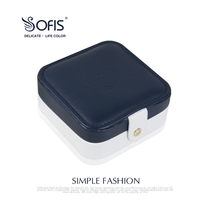 Sofis jewelry box storage box Korean simple portable hand jewelry box Earring box Jewelry box gift