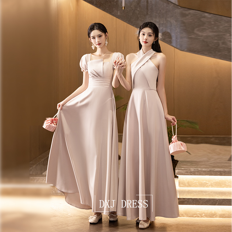 Fairy-Like Bridesmaid Dresses 2026 New High-End Sister Dresses Bridesmaid Group Dresses Elegant Slimming Evening Dresses Choir