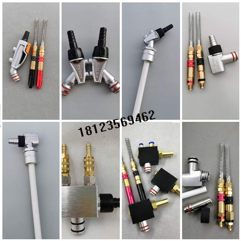 Jinma Powder Pump Core Powder Pump Base Electrostatic Spraying Accessories Powder Bucket Universal Aluminum Head Base Metal Powder Pump Base