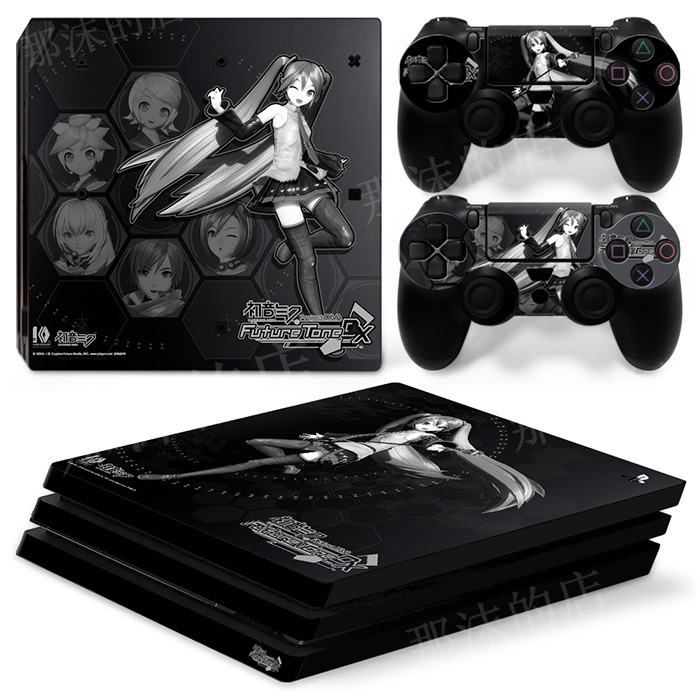 Initial Sound Future limited edition PS4 PRO sticker Goki Plan cling film PS4PRO Future of Sound DX Pain Sticker