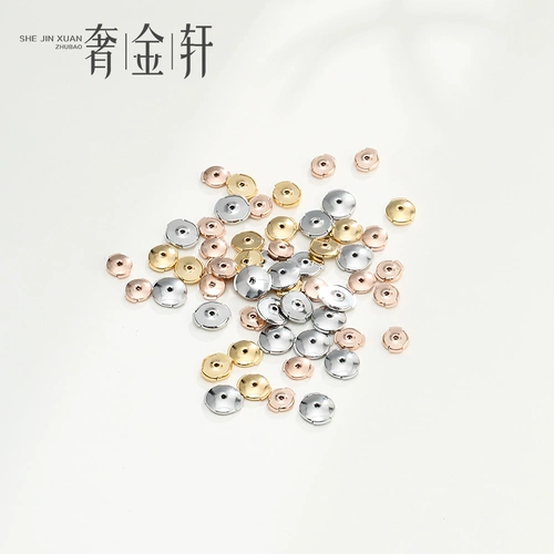 Шнурок-держатель, гипоаллергенные серьги, золотые аксессуары, серебро 925 пробы, золото 750 пробы