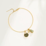 Натуральная инкрустация камня, яшма из нефрита, аксессуары, ручка, бусины, аксессуар, серебро 925 пробы, DIY