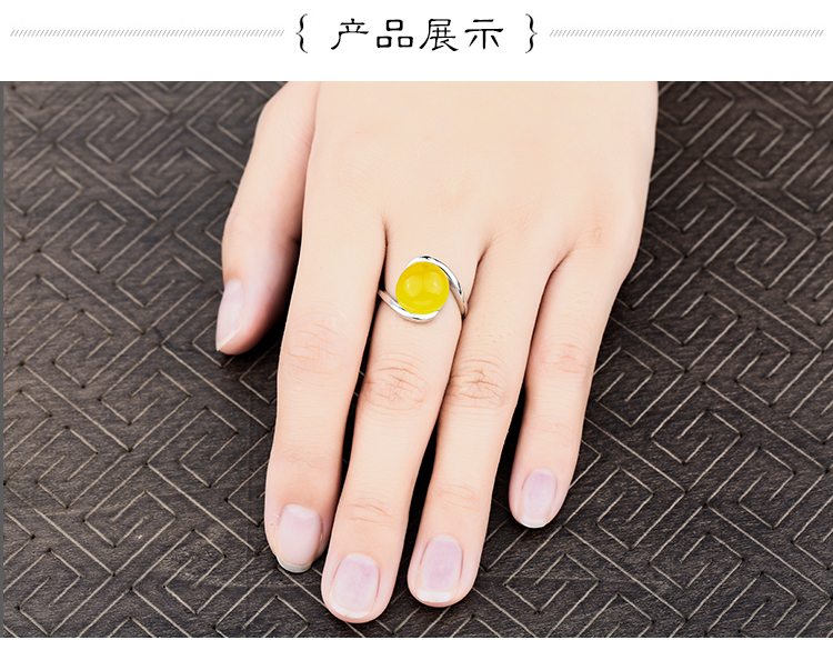 Bague mixte JINXUAN DE LUXE en Argenterie - Ref 3087319 Image 9