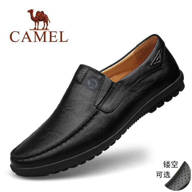 Распродажа, мужская обувь camel, весенне-осенняя кожаная обувь из воловьей кожи с первым слоем, повседневная деловая обувь с дышащим дезодорантом, кожаная обувь на мягкой подошве для вождения