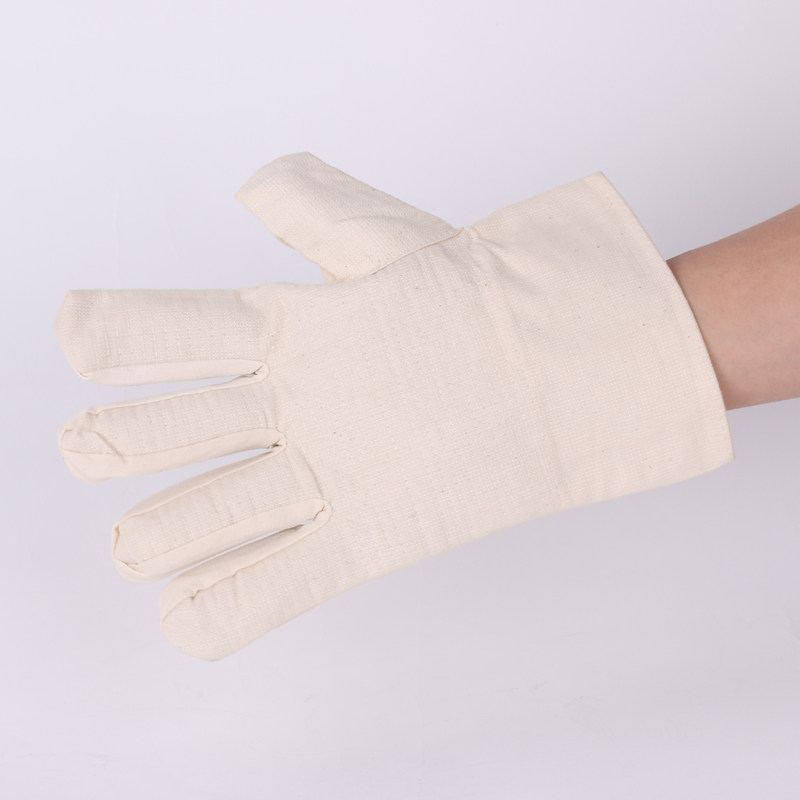 Iron Man Card Full Lining Electro Welt Protection Labor Protection Gloves Full Canvas Lauts Wear Resistant Thickened Anti-Tear Gloves