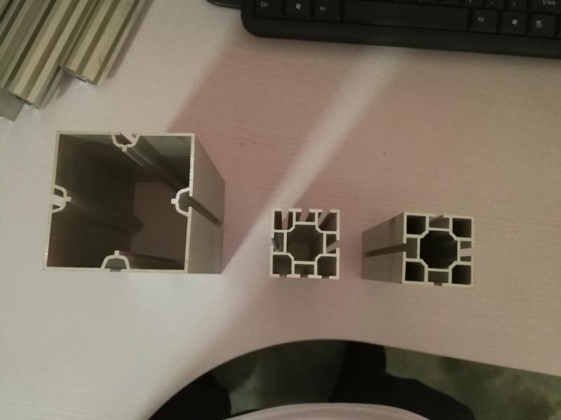 40 square column 4-point four-slot square aluminum exhibition square pass special booth Column booth aluminum exhibition factory direct sales