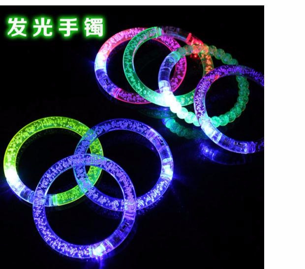 Sáng tạo trẻ em vòng đeo tay dạ quang flash LDE cổ tay ban nhạc kỳ nghỉ lễ hội gian hàng đêm cung cấp bán buôn - Vòng đeo tay Cuff vòng đeo tay nữ