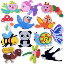 Kindergarten decoration supplies theme wall sticker Foam animal Bee snail bird ladybug wall sticker