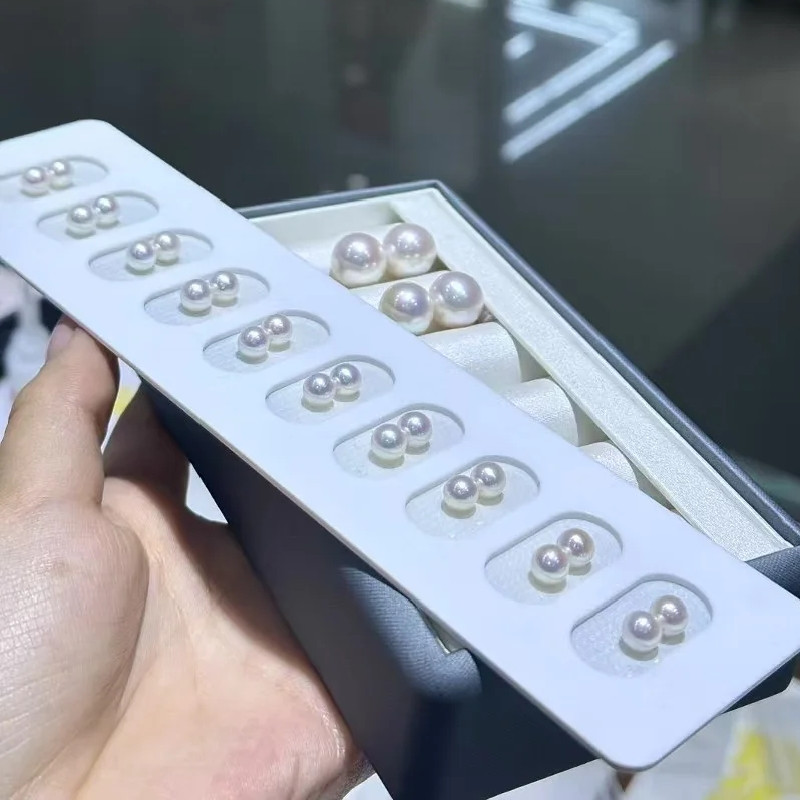 日本AKOYA天然海水珍珠耳钉18K黄金耳饰,百搭防过敏,优雅女人必备!-耳饰-淘宝好物网