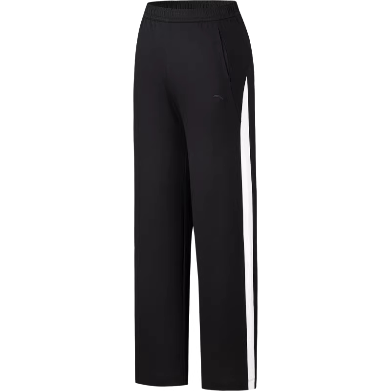 Anta Free Pants | Women's Casual Long Pants Summer New Style Color-Block Wide-Leg Straight Pants 162628309