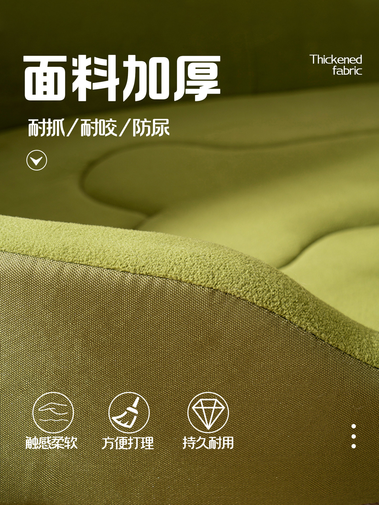 Dog Mat, Thickened for Winter, Dog Bed for Winter, Pet Mat for Sleeping, Suitable for Large Dogs and Cats, Warm in Winter, Tear-Resistant and Bite-Resistant