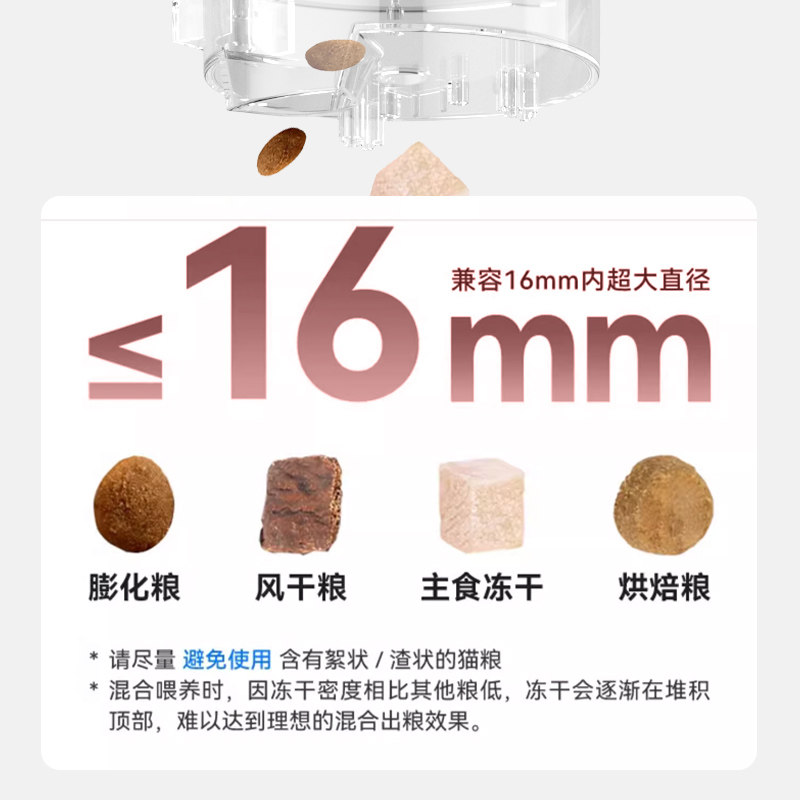 Automatic Pet Feeder for Cats, Timed and Quantitative, Smart Pet Food Dispenser for Cats and Dogs, Wifi Remote Control Feeding Machine