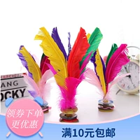 Scorpion Ryukyu C064 Feather Duster 4 lỗ có thể tháo rời gân đáy có khả năng chống lông ngỗng - Các môn thể thao cầu lông / Diabolo / dân gian 	quả cầu đá lông gà