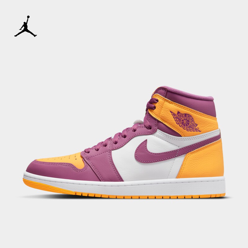 Jordan official Nike Jordan AIR JORDAN 1 HIGH OG AJ1 Men sneakers 555088