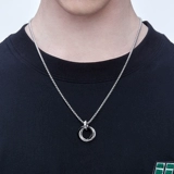 Подвеска, ожерелье, кольцо для влюбленных в стиле хип-хоп