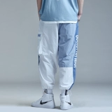 Белые быстросохнущие летние тонкие спортивные штаны для школьников