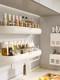 French ZIWOO kitchen multifunctional storage rack without punching wall-mounted condiment tool wall combination rack