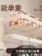 French Ziwoo Cream Style Towel Rack Bathroom Punch-Free Bathroom Storage Rack Integrated Set Bath Towel Rack