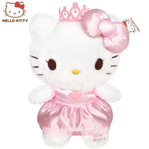 hello kitty plush toy pink little Princess kitty Cat Doll Girl birthday gift