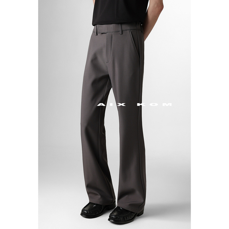 Aixkom | 2026 Summer High-Waisted Slightly Flared Straight-Leg Slimming Casual Pants with Drape Effect Men's Trousers Aixkom | 2026 Summer High-Waisted Slightly Flared Straight-Leg Slimming Casual Pants with Drape Effect Men's Trousers