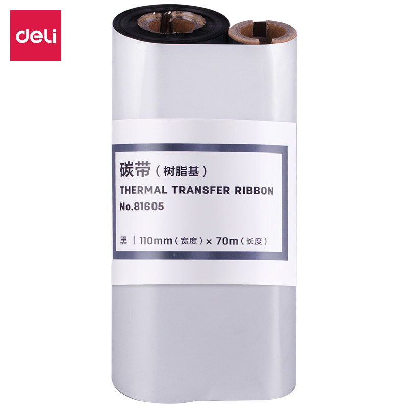 Deli 81605 resin-based ribbon 110mm 70m