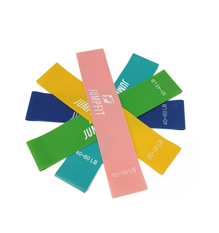 Yoga tension belt with ring high elastic ring 500*50 resistance belt Energy ring latex elastic belt fitness belt