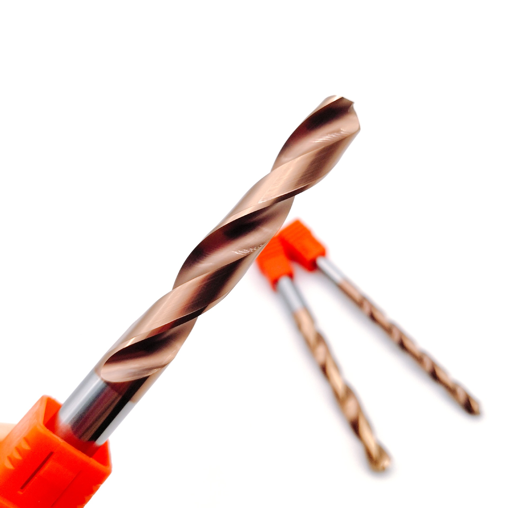 Strengthening 120mm alloy drill drill Germany as a whole tungsten steel coating 60 degrees straight handle linen nozzle 14 6-20*120mm