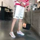 Quần thể thao nam mùa hè xu hướng mới lỏng năm điểm quần short thanh niên kích thước lớn quần giản dị hoang dã đen trắng