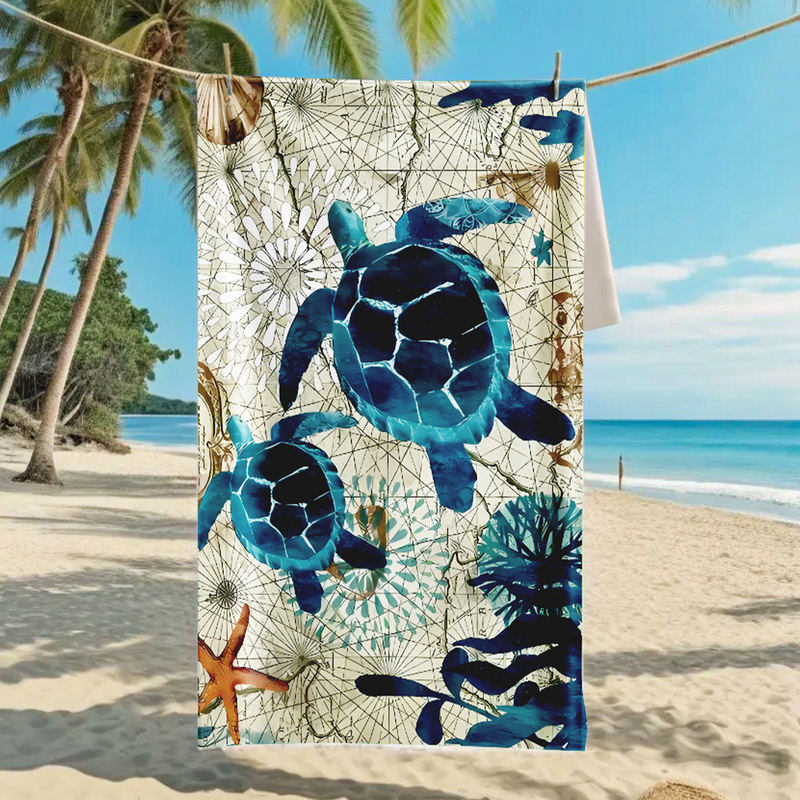 M117 New Arrivals in Stock, Cross-Border Temu Hot-Selling Microfiber Beach Towel, Absorbent Bath Towel