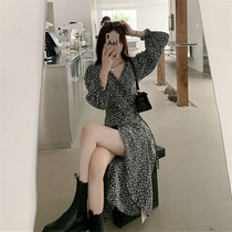 Autumn Clothing 2020 Sister qi Light cooked with long sleeves light and luxurious name Yuanyuan Flowers Long style with undercoat and dress Children autumn and winter