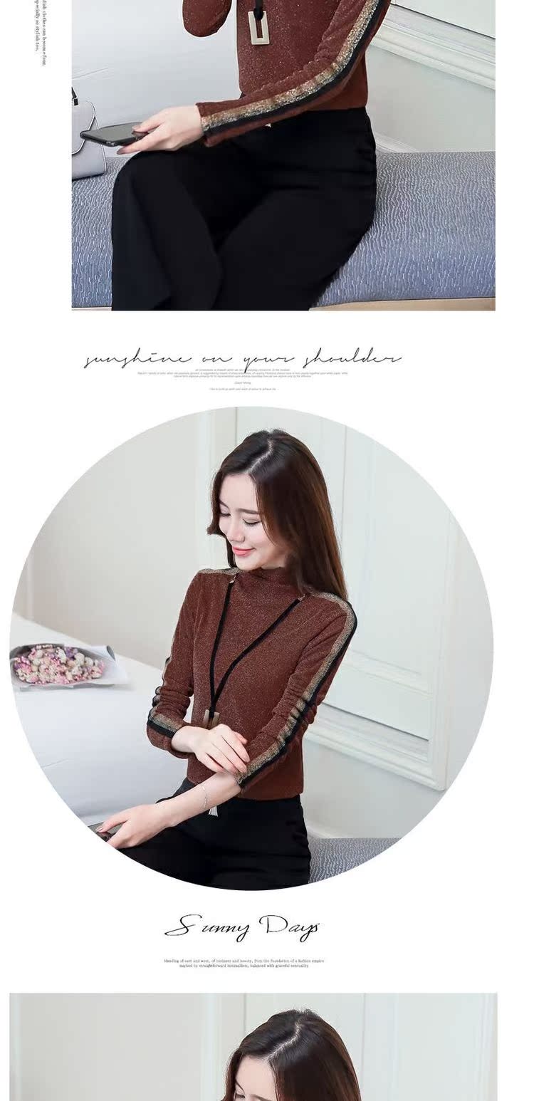 Mùa đông cao cổ áo lót đồ lót nữ dày cộng với nhung đơn mảnh bên ngoài mặc bó sát cơ thể lưới gạc đáy áo - Áo ấm đồ lót
