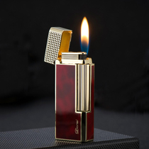 Got a narrow section of the Ming fire inflatable lighter side sliding grinding wheel long type boutique grinding wheel flint wood grain resin