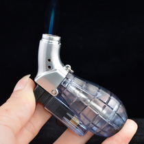 Silver Star creative lighter transparent air box gourd shape personality inflatable small fire gun lighter