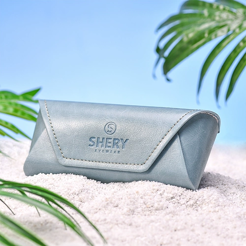 Ретро портативная брендовая коробка для хранения на солнечной энергии, солнцезащитные очки, простой и элегантный дизайн