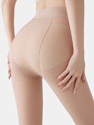 2 Pairs of Extra-Long Stockings for Women, Thin Spring and Autumn Style, Summer Ultra-Natural Bare-Leg Effect, Nude Color, Snag-Resistant Pantyhose
