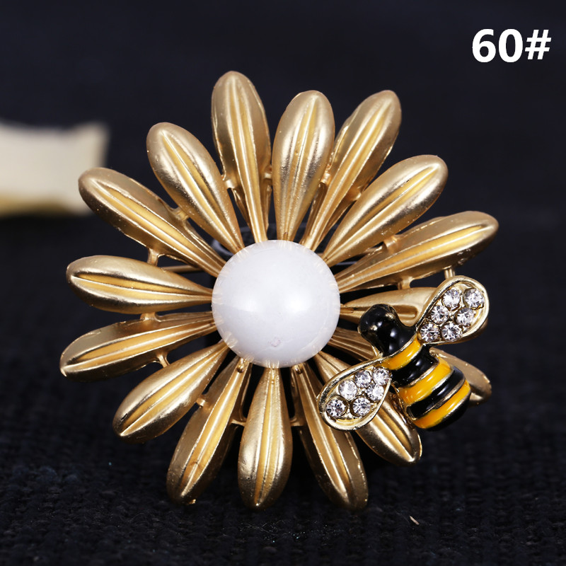 Nghề nghiệp Ama Shite bee trâm mới 2018 trang sức trâm cài áo len cardigan áo khoác trâm cài pin phụ kiện cài áo