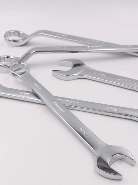 Complete set of special tools for auto repair and repair, dual-purpose wrench opening plum blossom set 6-32 set, double-headed wrench