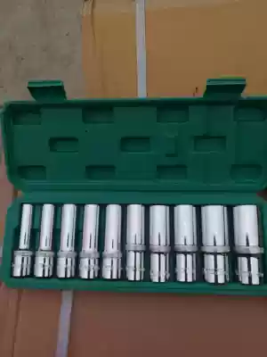 Dafei extended hexagonal sleeve head set 8-24 White 8cm ratchet wrench tool 1 2 inch 12 5 auto repair machine