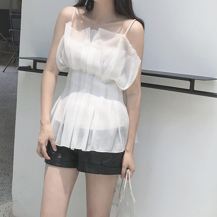 (LAMOBO EXCLUSIVE @ special) Andromeda Flesh Shade of Lean Complex Crafts Solid Wave Harnesses Vest