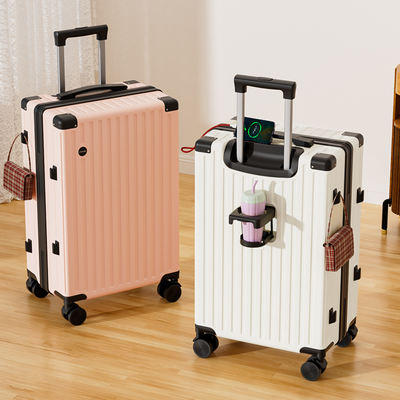 Thickened suitcases, swivel wheel travel cases, outdoor leisure trolley cases, lightweight and fashionable combination cases, student suitcases