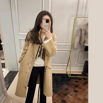 RUBBIT2021 Boutique Series Temperature Light Humped Leather Speculation Heavy Industry Double - sided Cashmere Coat Limited