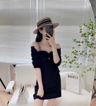 Rubbit Chic summer rabbit private clothes exquisite bow knot heavy industry bling suspender dress