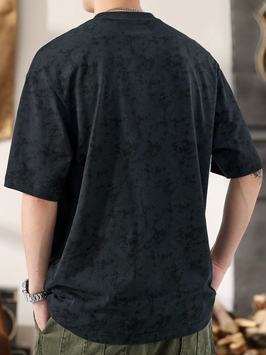 Летняя камуфляжная мужская хлопковая базовая приятная телу футболка с коротким рукавом, впитывает пот и запах